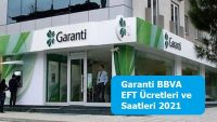 Garanti BBVA EFT Ücretleri ve Saatleri 2021