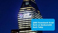 QNB Finansbank Kredi Kartı ve Bankamatik Kartı Takip