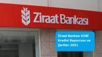Ziraat Bankası KOBİ Kredisi Başvurusu ve Şartları 2021